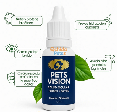 Pets Visión® - Gotas Oculares para Mascotas