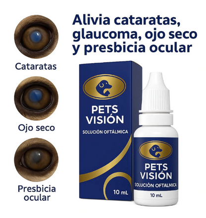 Pets Visión® - Gotas Oculares para Mascotas