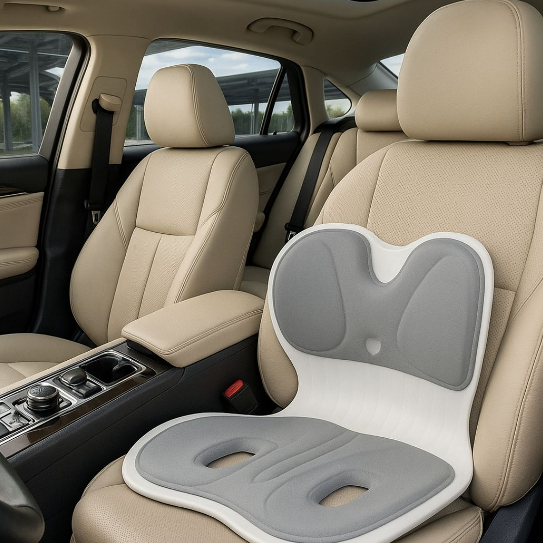 Asiento Corrector De Postura Con Respaldo Acolchonado