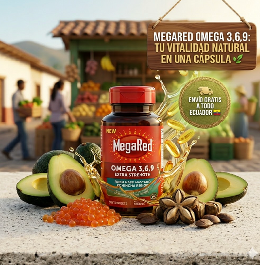 MegaRed- Omega 3,6,9 - 60 Caps.