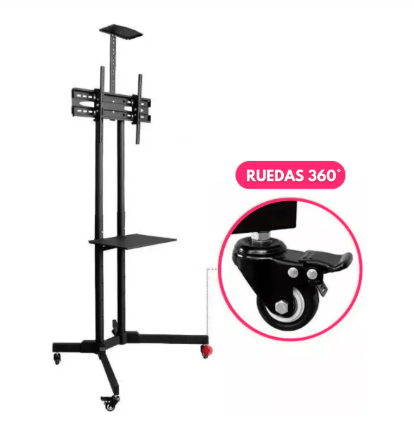 MoveFlex TV® - Soporte Móvil Para TV con Ruedas de 32 a 65"