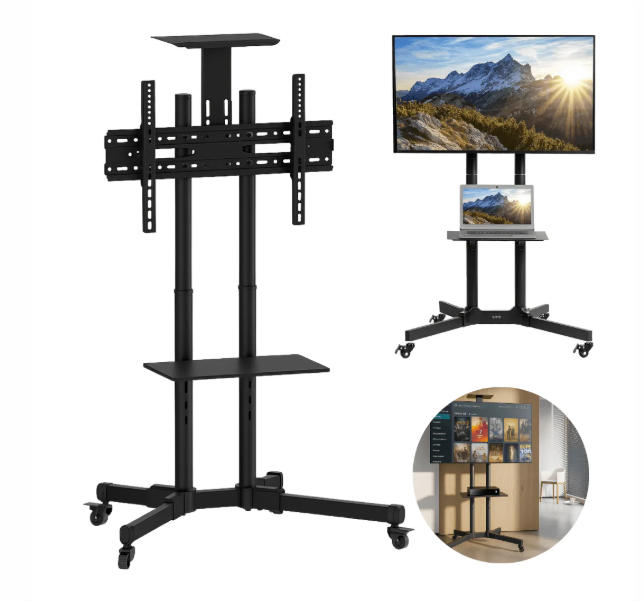 MoveFlex TV® - Soporte Móvil Para TV con Ruedas de 32 a 65"