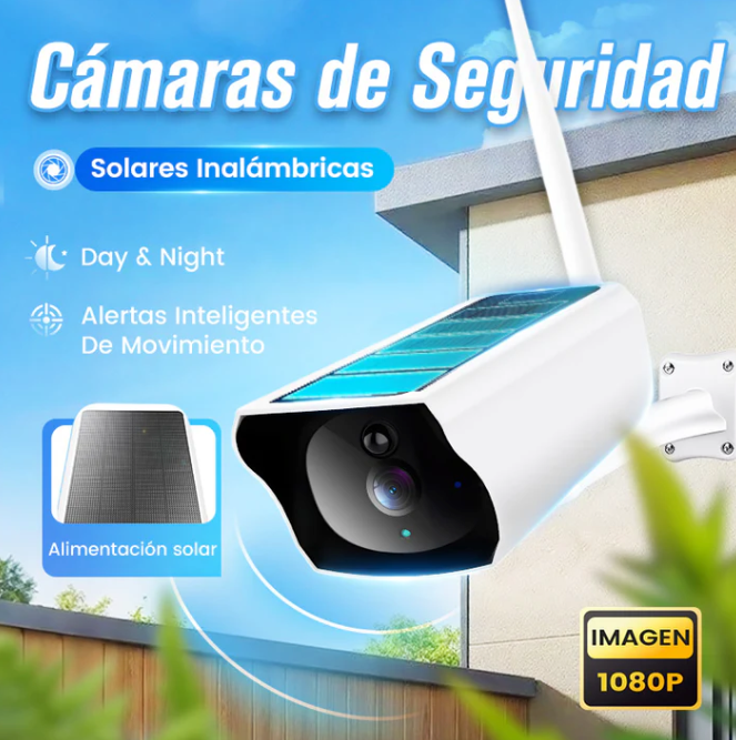 Cámaras de seguridad inalámbricas solares