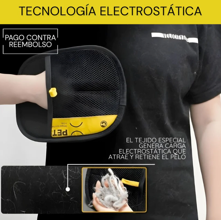 Guante Quita Pelos Electroestático [OFERTA2X1]