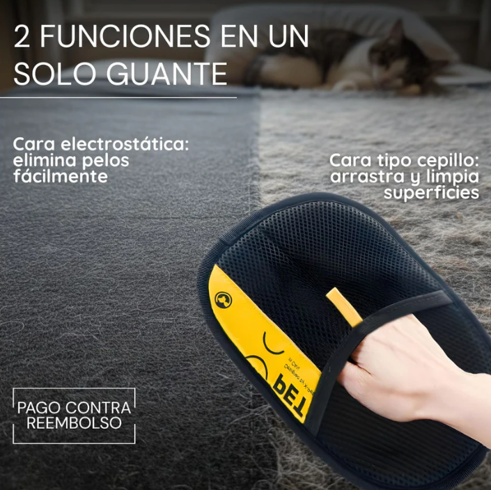 Guante Quita Pelos Electroestático [OFERTA2X1]