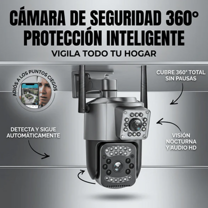 Cámara Ip Exterior Doble Lente V380