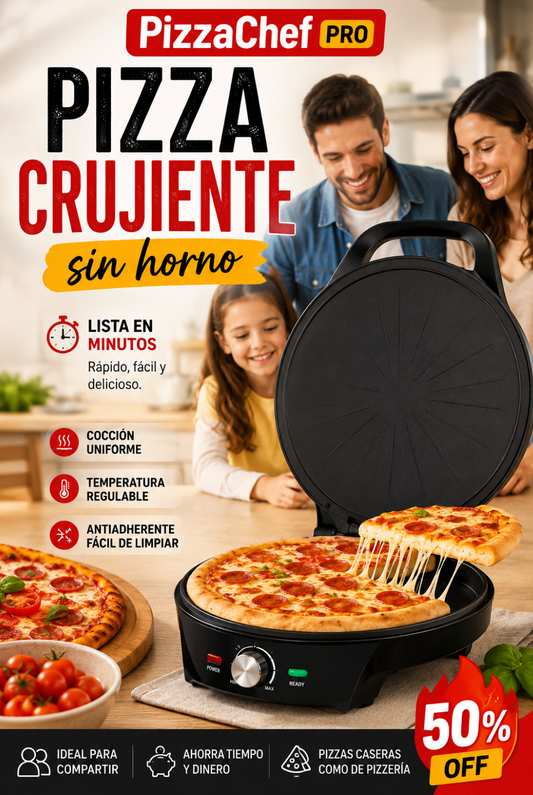 PizzaChef Pro® - Maquina Eléctrica para hacer Pizzas