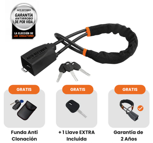 AUTO DEFENDER™ Candado Antirrobo