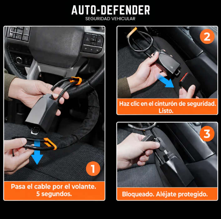 AUTO DEFENDER™ Candado Antirrobo