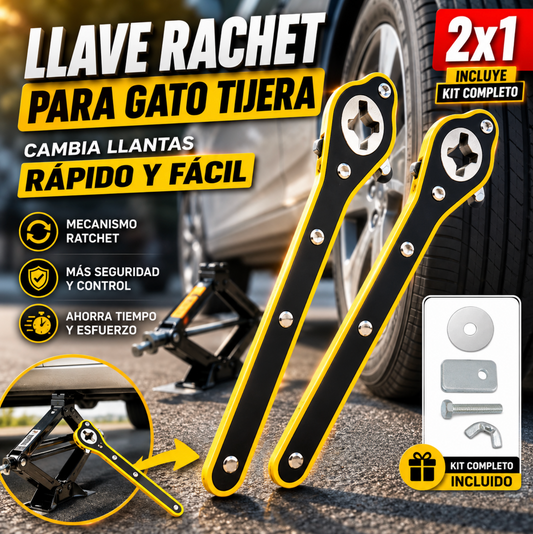 2x1 QuickLift® - Llave Multiplicador de Fuerza para Auto