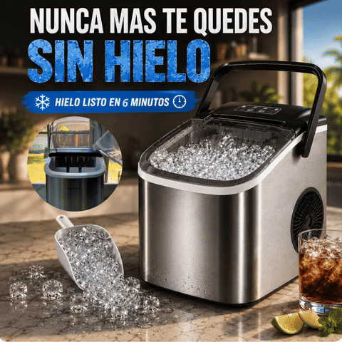 Ice Fast® - Máquina de Hielo Portátil Premium (12kg/día)