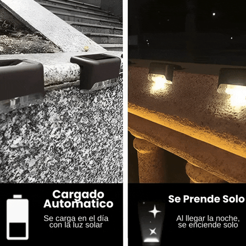 Solar Edge® - Lampara Solar de Borde x 4 Unidades